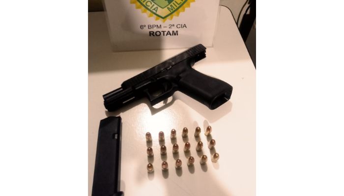 Quedas – Homem é detido por posse ilegal de arma de fogo